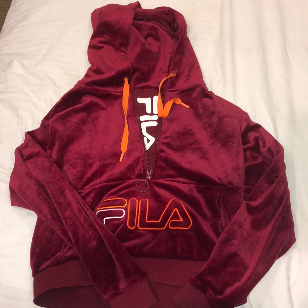 Velvet Fila hoodie